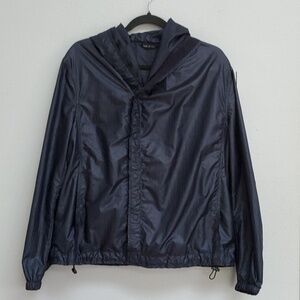 Giorgio Armani herringbone pattern windbreaker jacket